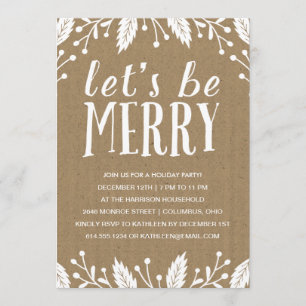 Seja Feliz Convite de Férias