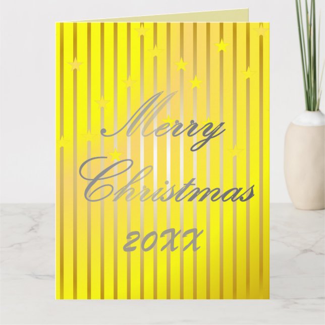 Seja Feliz e Brilhante Cartão de Saudação Dobrado (Frente)