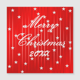 Seja Feliz e brilhante Cartão Magnético Brilho