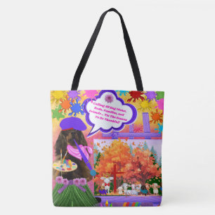 Seja feliz graças a Lady Tote Bag