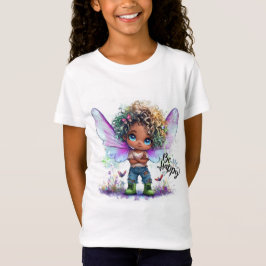 Seja Feliz Lil Fairy Kids T-Shirt