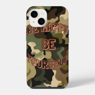Seja feliz, seja você mesmo - iPhone de Motivação
