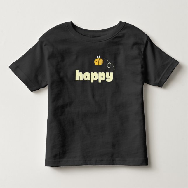 seja feliz Toddler T-Shirt (Frente)