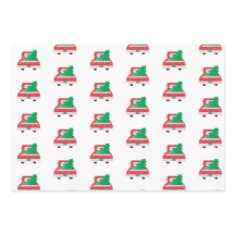 Seja FELIZ! Vintage Red Truck e Snowflakes