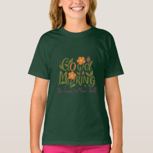 Seja folga em si mesmo - t-shirts de moça da manhã