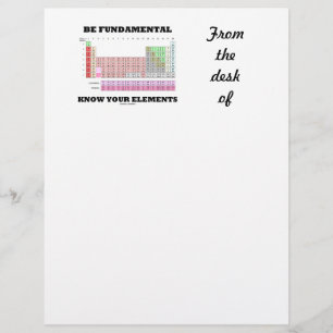 Seja fundamental sabem seus elementos (a mesa
