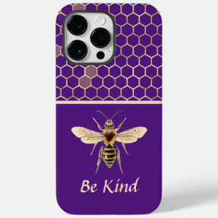 Seja gentil com a Abelha e o Honeycomb em roxo