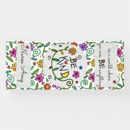 Seja gentil com a decoração da porta da enfermeira