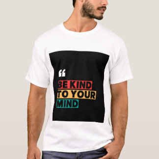 Seja gentil com a sua mente, Camisa de Saúde Menta