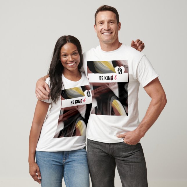 Seja gentil com a tendência de T-shirt Abstrato pr (Unissex)