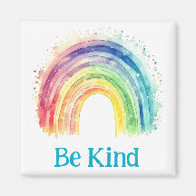 Seja gentil com íman arco-íris