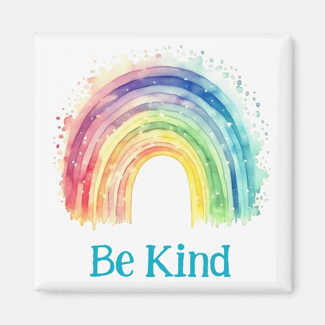 Seja gentil com íman arco-íris (Frente)