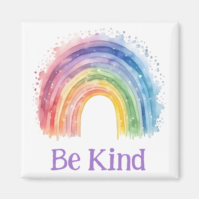 Seja gentil com íman arco-íris (Frente)