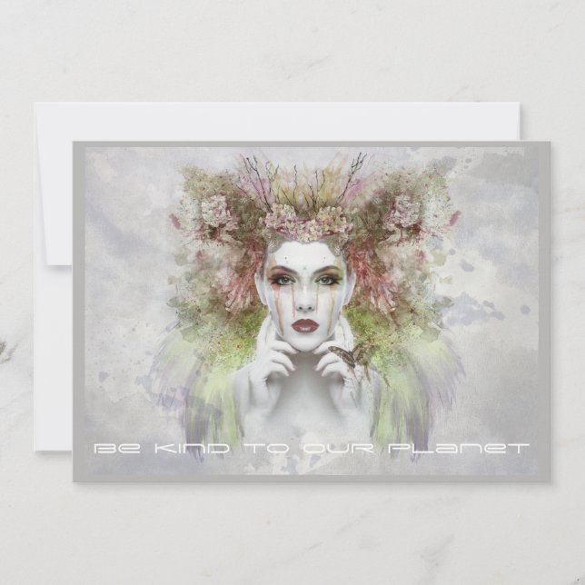 Seja gentil com nosso planeta - Dia da Terra Mãe G (Frente)