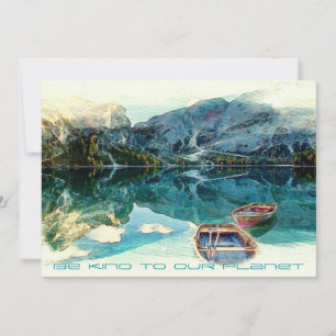 Seja gentil com o nosso planeta - o Dia da Terra d