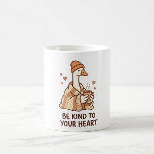 Seja Gentil com o Seu Coração – Caneca de Café Aco