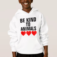 SEJA GENTIL PARA ANIMAIS Crianças T-shirts