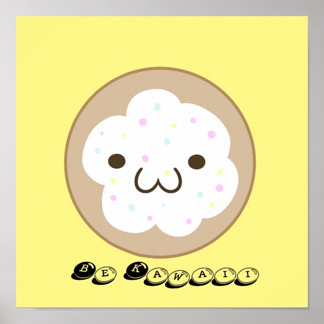 Seja Kawaii Poster (Frente)