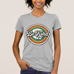 Seja Legal Design de Camisa Vintage Retro Arco-Íri