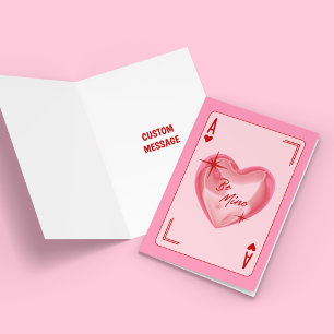 Seja meu Cartão de Saudação Personalizado do Coraç