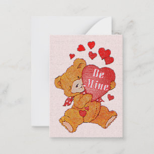 Seja Meu Cartões Namorados De Ursinho De Teddy