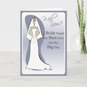 Seja Meu Convite De Casamento De Madrinha de casam
