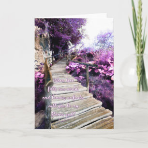 seja meu convite para o caminho de madeira da flor