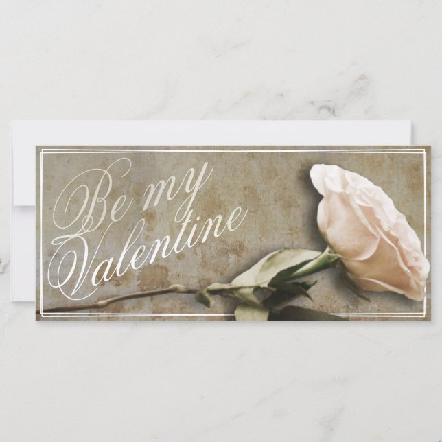 Seja meu Namorados com Rosa (Frente)