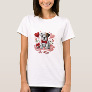 Seja meu Namorados Inglês Bulldog T-Shirt