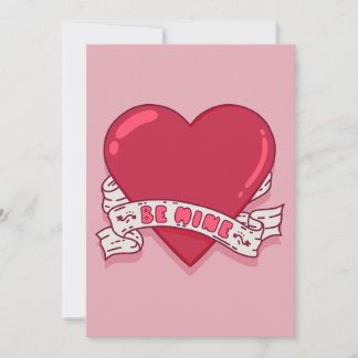 Seja Meu no Dia dos Namorados Cartão de Nota Chata