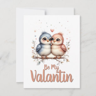 Seja Meu Valentin – Lindos Pássaros de Amor Arte d