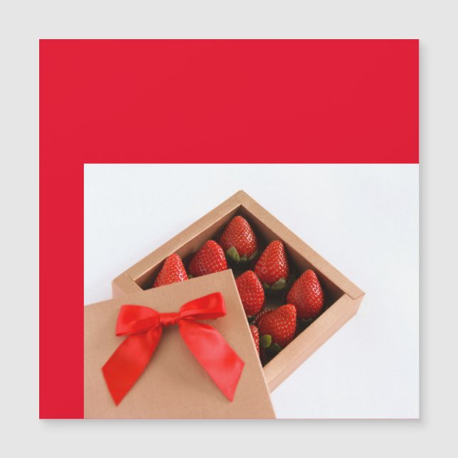 Seja minha caixa de arco vermelha de morango Namor (Frente)