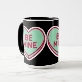 Seja Minha Caneca de Café Feminina do Dia dos Namo