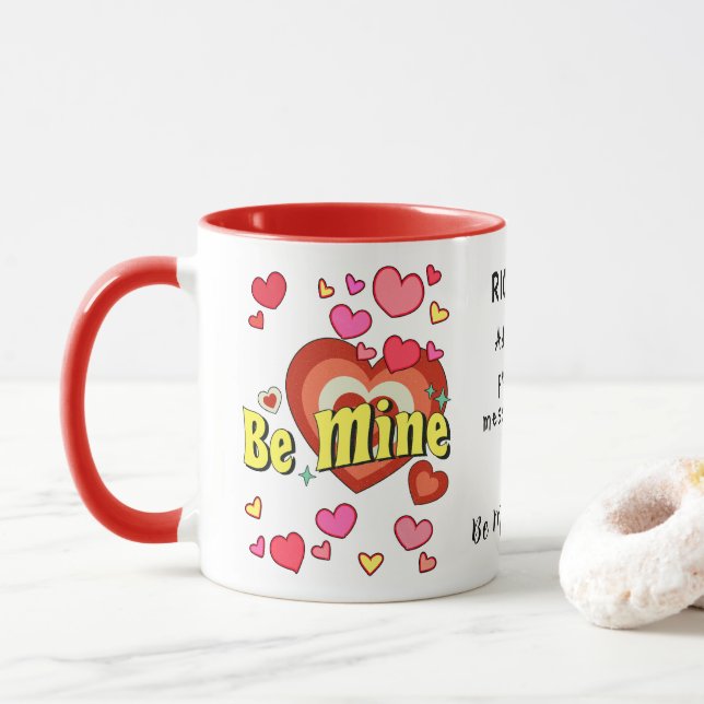 Seja minha caneca personalizada do namorados (Com Donut)