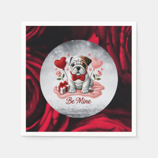 Seja Minha Guardanapo de Papel Bulldog Inglês do D