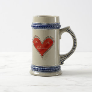Seja minha Namorados ou Caneca de cerveja do coraç