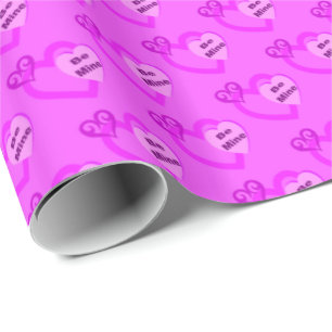 Seja Minha Papel de Presente Corações de São Valen