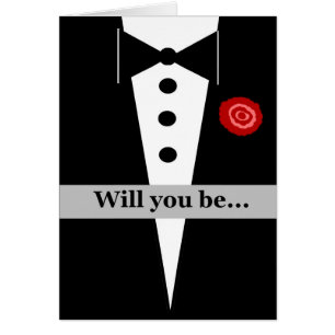 Seja nosso cartão Wedding do DJ com Tux e aumento