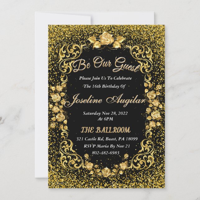 Seja nosso convidado convite (Frente)