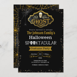 Seja nosso Convite de festas de fantasia preto e D