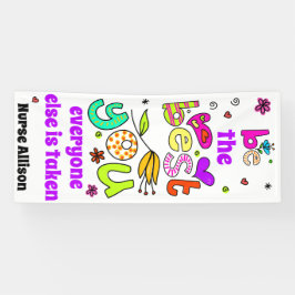 Seja O Melhor Que Você. Decoração da porta da enf