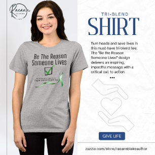 Seja O Motivo De Alguém Viver Camisa De Três Blend