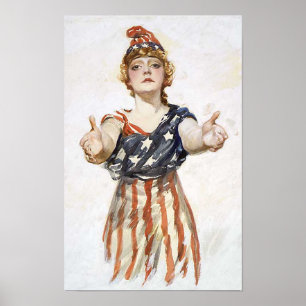 Seja o poster Patriotic-1917