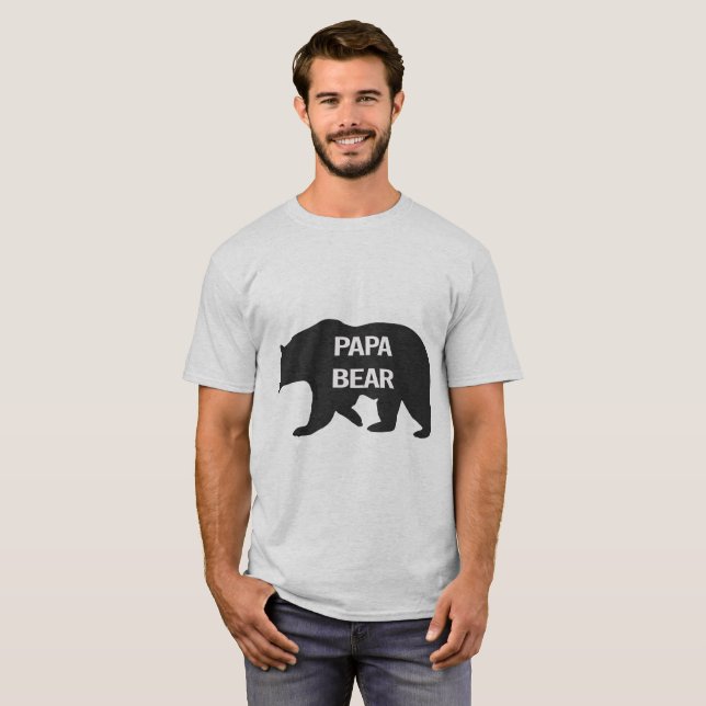 Seja o t-shirt da "dos homens do urso papá" do (Frente Completa)