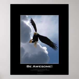 SEJA poster inspirador da águia americana