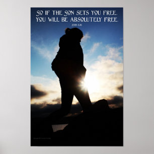 Seja poster livre ajustado