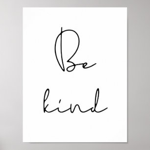 Seja poster minimalista