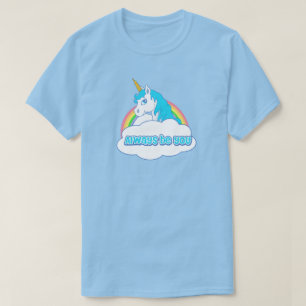 Seja sempre você camisa do unicórnio