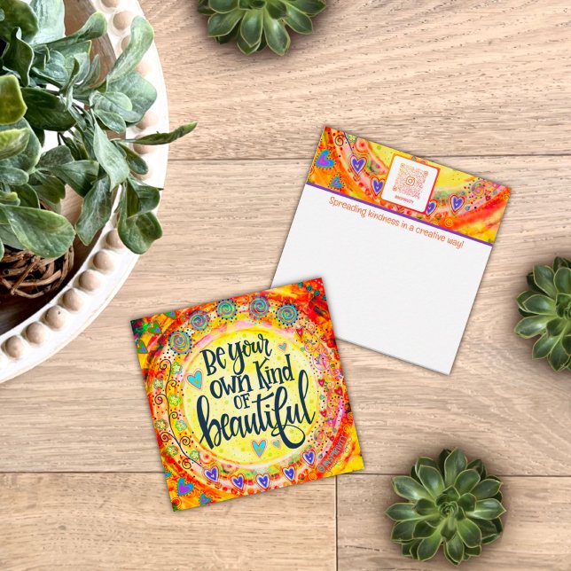 Seja Sua Bela Cartões De Bondade De Inspirivência (Criador carregado)