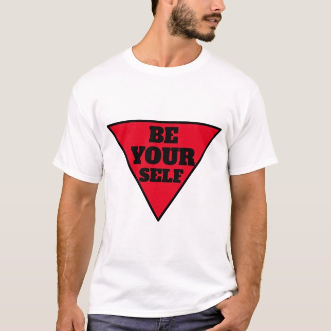 Seja Sua Camiseta De Caligrafia Preta (Frente)